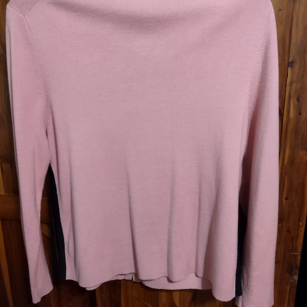Pink Zipper Cardigan - Picture 3 of 3
